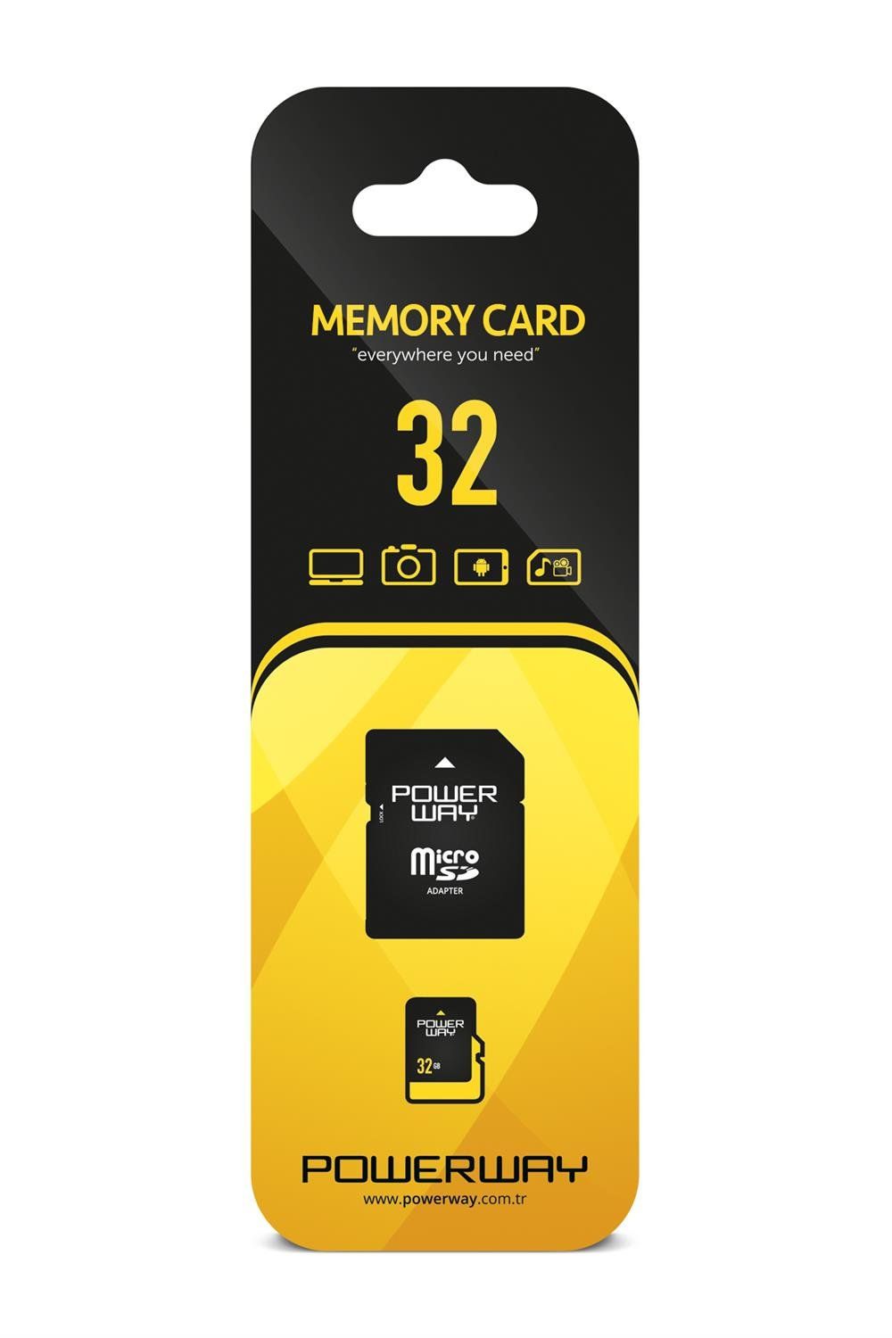 Powerway 32 GB MicroSD Hafiza Karti